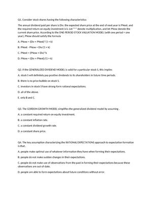 Chapter Sample Mcqs Practice Mcqs With Answer If A Corporation