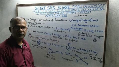 Haloalkane And Haloarenes Class Part For Cbse Mp Board Youtube