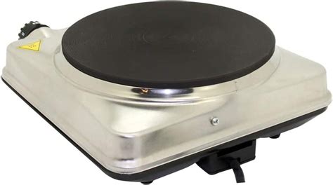 Sonashi Electric Hot Plate Single Burner SHP 610S 185MM 1500W Class 1 Hot Plate With