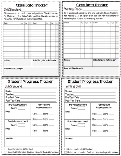 Class Data Tracker Teacher Data Teacher Forms Teacher Binder Teacher