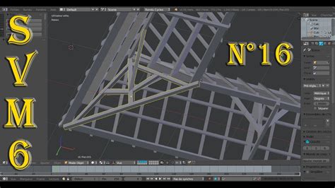 Modéliser Une Maison A Z Blender 3d Tutoriel Svm6 N°16 La Charpente