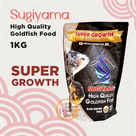 Jual Pelet Sugiyama Goldfish SUPER GROWTH 1 KG Pelet Koki Slow