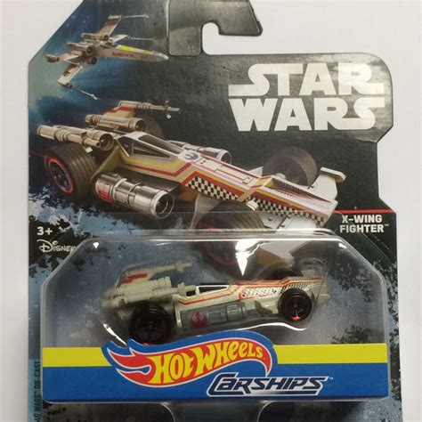 HOT WHEELS STAR WARS CARSHIPS X WING FIGHTER Single Vehicle Package DPV
