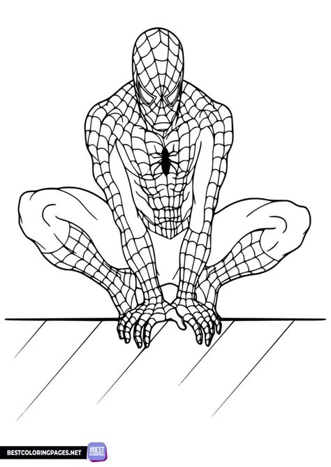 Spiderman coloring pages - Bestcoloringpages.net