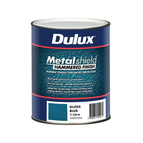 Dulux Metalshield Hammered Finish Blue L Inspirations Paint