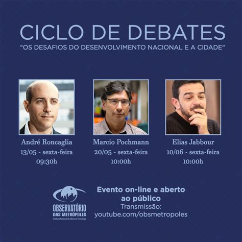 Ciclo De Debates Os Desafios Do Desenvolvimento Nacional E A Cidade