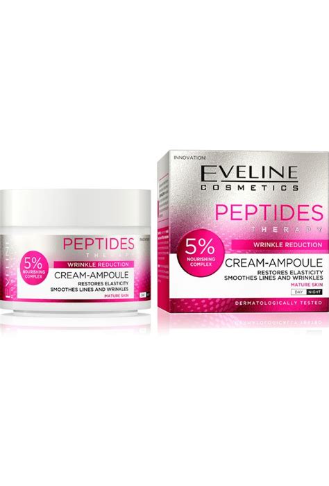 Eveline Cosmetics Peptides Дневен и Нощен Крем-Ампула за Лице ...
