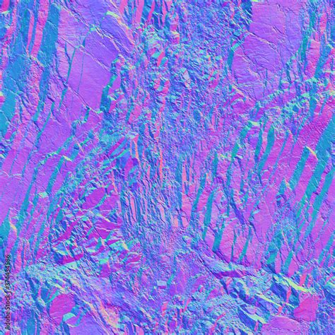 Jagged Rock normal map texture bump map texture ilustração do Stock