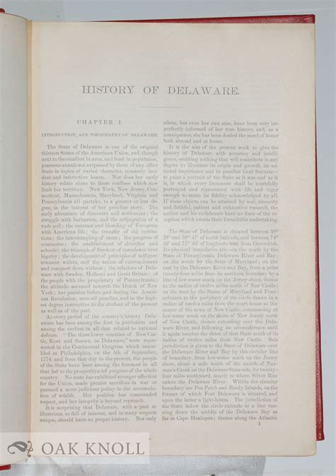 The History Of Delaware 1609 1888 J Thomas Scharf