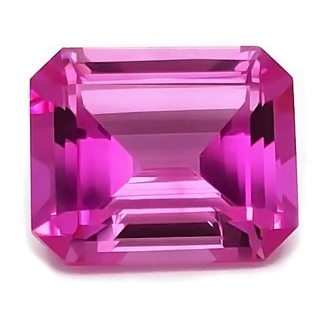 Dazzlingrock Collection X Mm Emerald Shaped Lab Created Pink