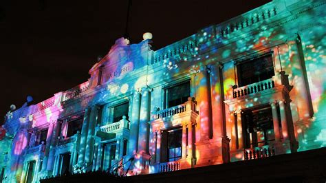 SuperUber — Projection at Light Institute Building Facade