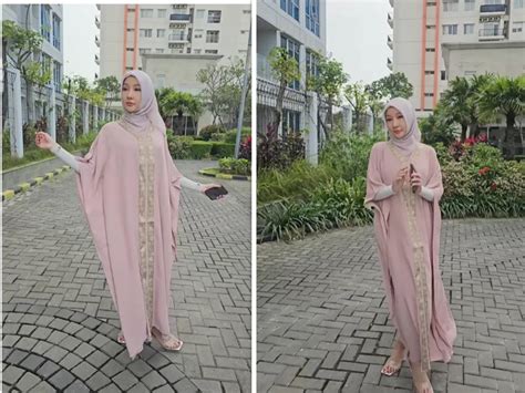 Potret Lucinta Luna Dibalut Kaftan Dan Pakai Kerudung Netizen Dibuat