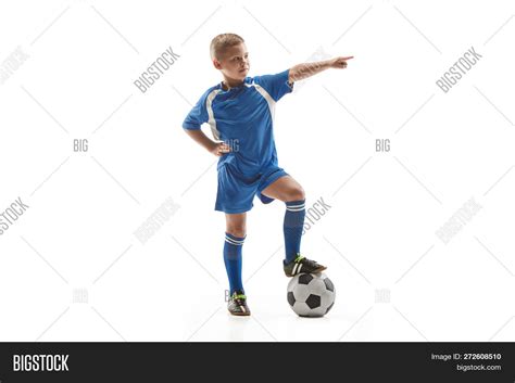 Young Fit Boy Soccer Image And Photo Free Trial Bigstock