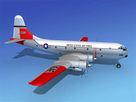 Boeing C Stratofreighter D Model By Dreamscape Studios