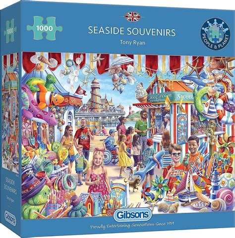 Gibsons Seaside Souvenirs Jigsaw Puzzle (1000 Pieces) | Fruugo US