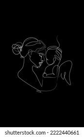 390 Naked Mother Baby Stock Vectors Images Vector Art Shutterstock