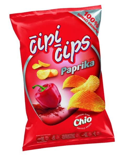 Čipi Čips slani ili paprika Chio 130 ili 140 g NTL Akcija