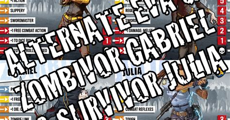 Eva Gabriel And Julia 2e Zombicide Fans