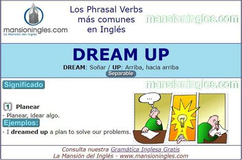 Phrasal Verbs Significado De Dream Up Phrasal Verbs Significado