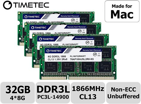 Timetec Hynix Ic Gb Kit X Gb Compatible For Apple Late Imac