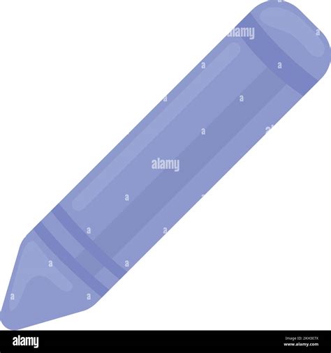 purple crayon icon stock vector image art alamy