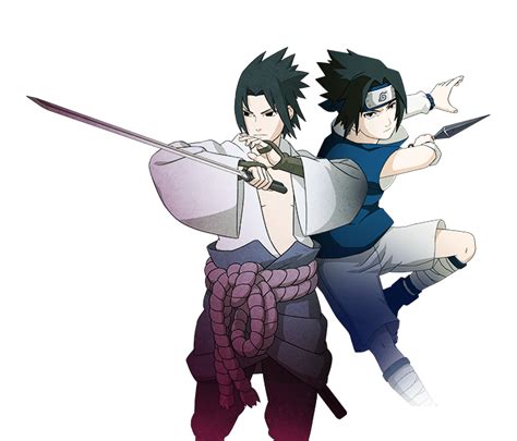 Young Sasuke Old Sasuke Render [naruto Mobile] By Maxiuchiha22 On