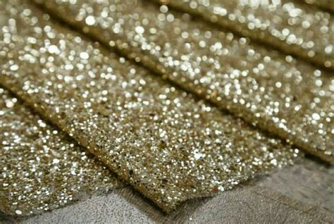 Gold Glitter Fabric Gold Glued Glitter Gold Glitter Fabric Etsy