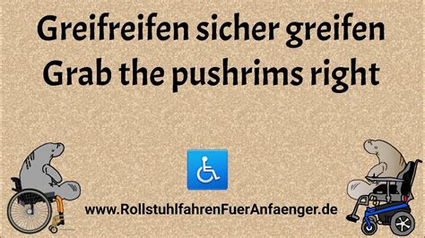 Rollstuhl Greifreifen Sicher Greifen Wheelchair Grab The