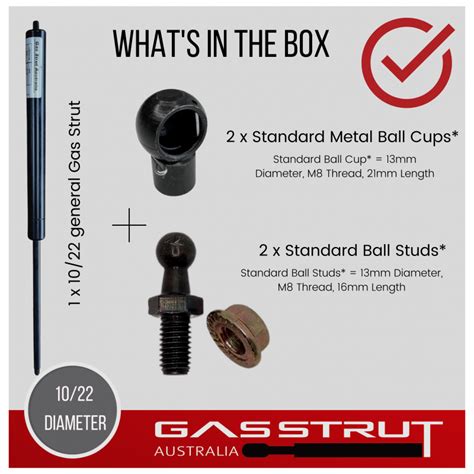 Gas Struts Australia Rigid Locking Gas Strut 515 Extended Length