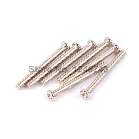 50PCS M3 30 Stainless Steel Cross Head Screw Round Head Bolts In Screws