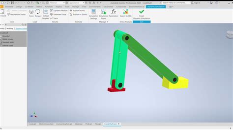 Inventor Dynamic Simulation And Stress Analysis Parte 3 Youtube