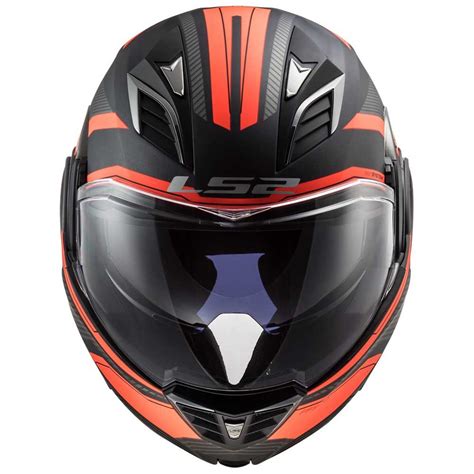 Ls Ff Valiant Ii Modular Helmet Orange Motardinn