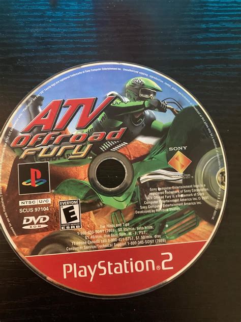 Atv Offroad Fury Greatest Hits Item Only Playstation