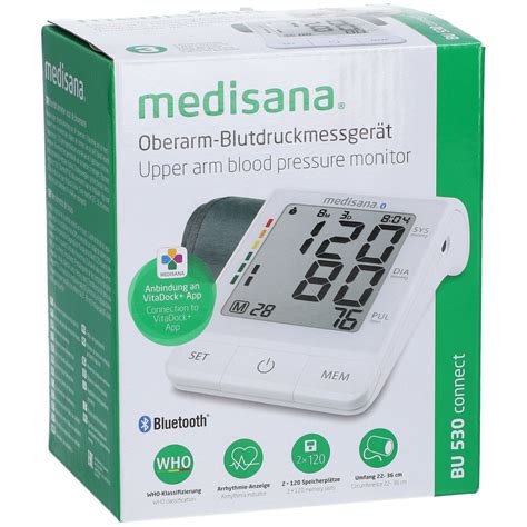 Medisana Oberarm Blutdruckmessger T Bu Connect St Shop