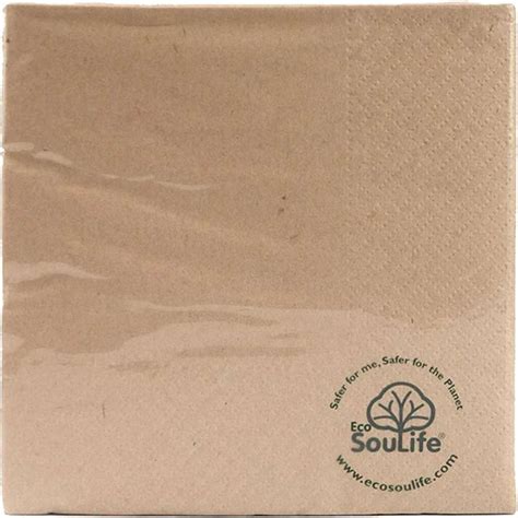 Eco Soulife Compostable Recycled Paper Napkins Pc Woolworths