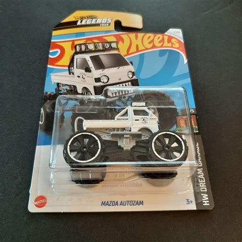Mattel Other Hot Wheels Mazda Autozam 224 Hw Dream Garage Collection White Monster Truck