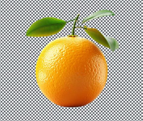 Premium PSD Fresh Yellow Clementine Isolated On Transparent Background