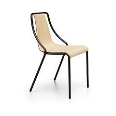 Midj Ola Chaise Empilable Avec Sans Accoudoirs Avec Structure En