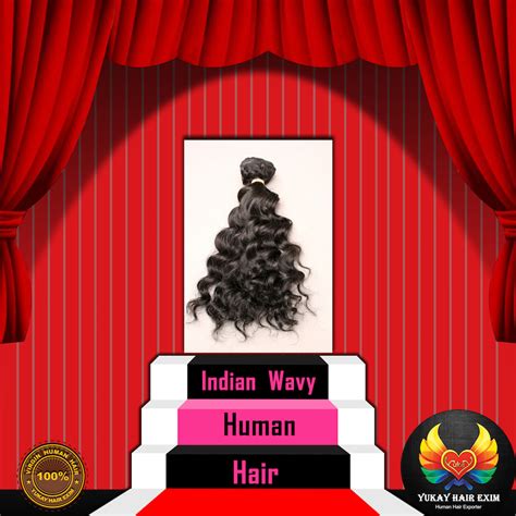 Yukay Hairs Indian Wavy Human Hair Pack Size 100gm At ₹ 2700piece