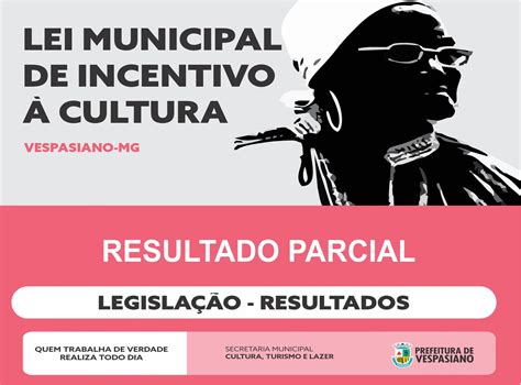 Resultado Parcial Lei Municipal De Incentivo Cultura