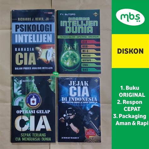 Jual PAKET BUKU INTELIJEN Psikologi Intelijen Dinamika Intelijen