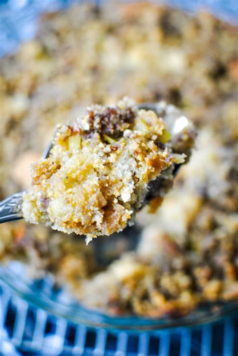 Southern Jiffy Cornbread And Sausage Dressing Recipe