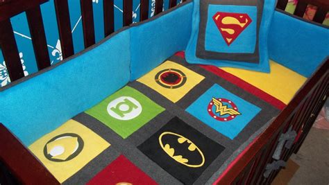 Marvel Avengers Crib Set Dc Comics Quilt Superhero Nursery Dc