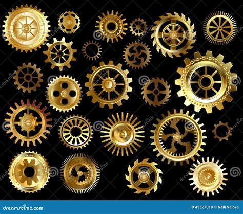 Gears Cartoon Vector Cartoondealer