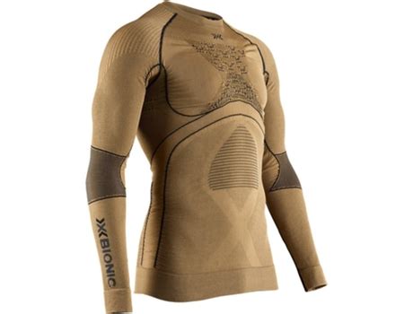 Roupa Interior Para Homem X Bionic Radiactor Dourado Para Montanha