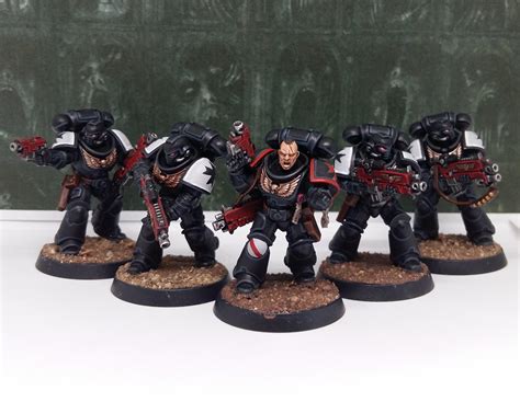 Black Templar Intercessor Squad Done For The Crusade Warhammer40k