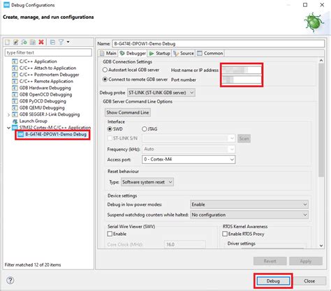 How To Configure Stm Cubeide For The Stlink Gdb Debugger Information