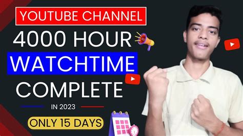 How To Complete 4000Hour WatchtimeWatchtime Kaise Pura Karte