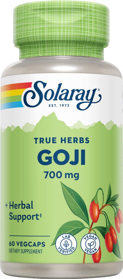 Goji Berry 60 Veg Capsules Solaray Vitalabo Online Shop Europe