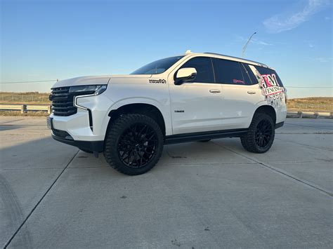 2021 Chevy Tahoe Lift Kit Wheel Tire Package MC Customs Truck